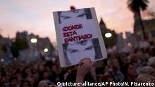 Argentinien Buenos Aires - Demonstration wegen verschwundenem Aktivisten Santiago Maldonado