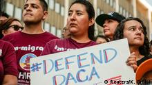 USA Los Angeles - Demonstranten fordern den erhalt von DACA zum Schutz illegaler Immigranten