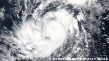 Hurrikan Irma über dem Atlantik