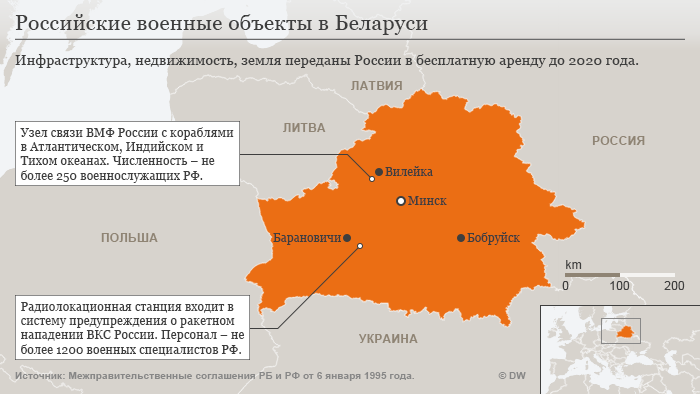 Infografik russische Militärstützpunkte Weißrussland RUS
