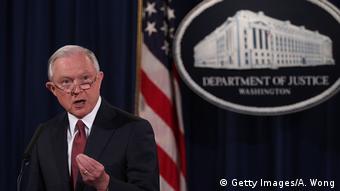 USA | Pressekonferenz Justizminister Jeff Sessions über DACA-Programm (Getty Images/A. Wong)
