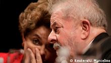Brasilien Ex-Präsidenten Dilma Rousseff und Luiz Inacio Lula da Silva in Brasilia