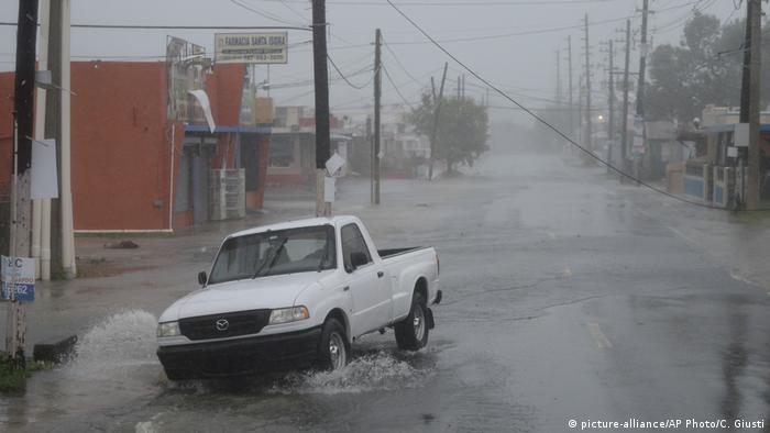 Irma, a su paso por Puerto Rico.