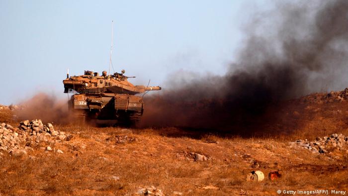 Irsraelwar games in the Golan Heights (Getty Images/AFP/J. Marey)
