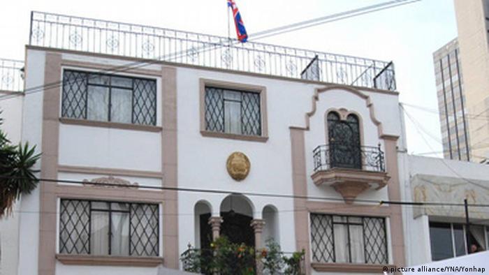 Mexiko Nordkoranische Botschaft in Mexiko City (picture alliance/YNA/Yonhap)