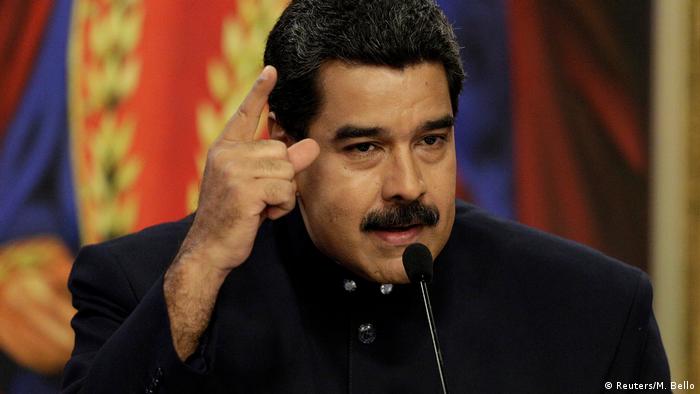 Venezuela - Präsident Maduro (Reuters/M. Bello)