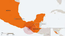 Karte Mexiko Erdbeben SPA