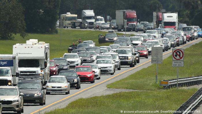 Hurricane Irma Evacuation Traffic Florida (picture-alliance/abaca/M. Dowell/Orlando Sentinel/TNS)