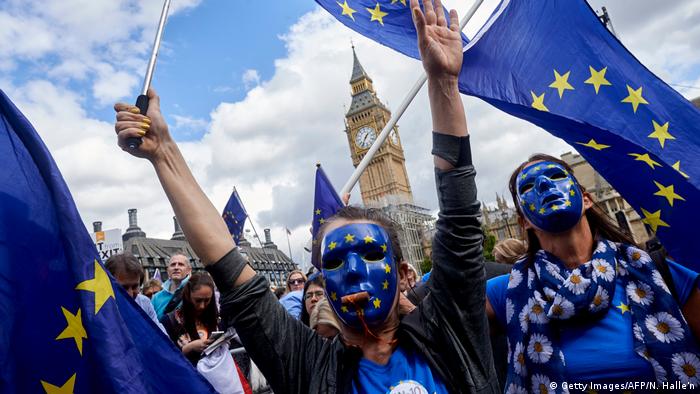 Демонстрация противников Brexit в Лондоне