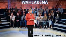 Lübeck ARD-Wahlarena mit Bundeskanzlerin Merkel