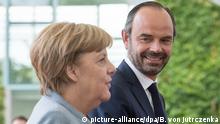 Berlin Französischer Premierminister Philippe bei Merkel