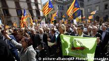 Spanien katalanische Bürgermeister für Unabhängikeitsreferendum
