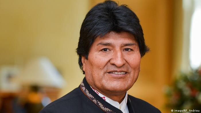 bolivianischer Präsident Evo Morales (imago/RF. Andrieu)