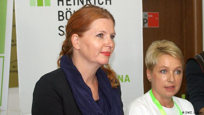 Bosnien und Herzegowina Visoko - Green Busness Fair: Marion Kraske, Direktorin der Heinrich Böll Stiftung (DW/Z. Ljubas)