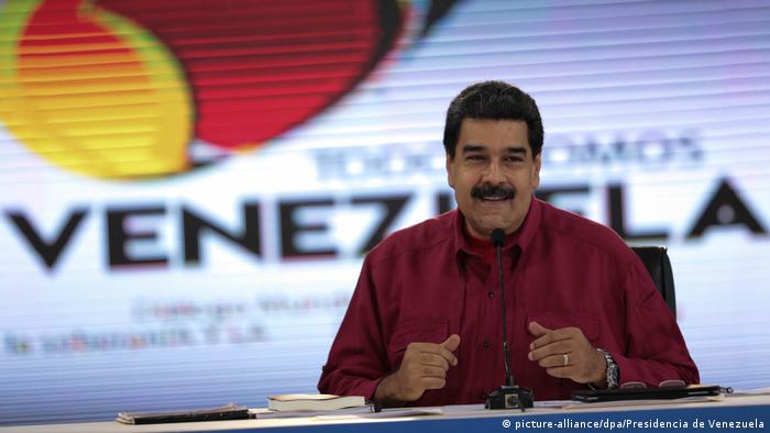Venezuela Präsident Nicolas Maduro (picture-alliance/dpa/Presidencia de Venezuela)