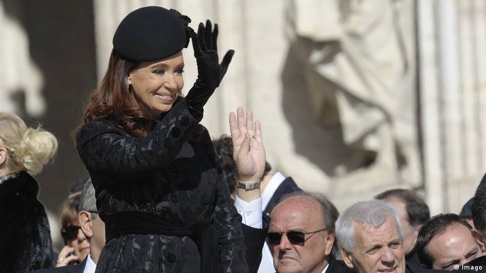 Vatikan Cristina Fernandez de Kirchner Amtseinführung Papst Franziskus 2013 (Imago)