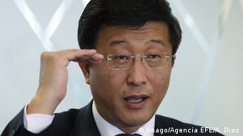 Spanien Botschafter Nordkoreas Kim Hyok Chol (Imago/Agencia EFE/A. Diaz)
