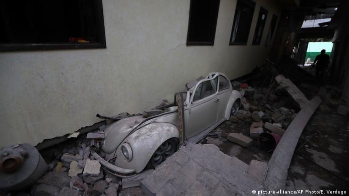 Mexiko Erdbeben in Jojutla (picture-alliance/AP Photo/E. Verdugo)