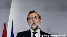 Spanien Madrid Premierminister Rajoy Rede zu Referendum Kataloniens