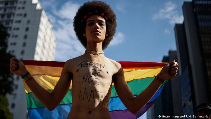 Brasilien LGBT-Parade (Getty Images/AFP/M. Schincariol)