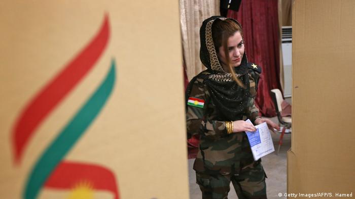Irak Kurden stimmen über Unabhängigkeit ab (Getty Images/AFP/S. Hamed)