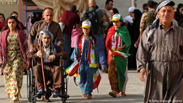 Irak Kurden stimmen über Unabhängigkeit ab (Getty Images/S. Hamed)