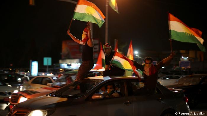 Irak Kurden feiern Referendum (Reuters/A. Jadallah)