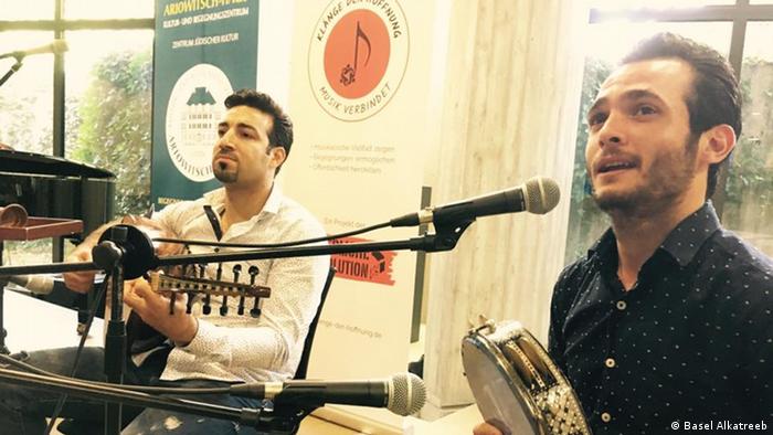 Syrischer Musiker Basel Alkatreeb (Basel Alkatreeb)