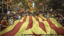 Spanien Referendum Katalonien Demonstration
