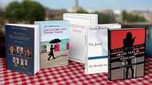 Kombo-Bild fünf Buchcover Frankfurter Buchmesse Vive la france