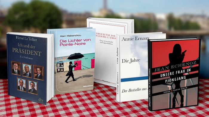 Autores franceses traducidos al alemán en la Feria del Libro de Fráncfort 2017.
