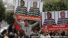 Ecuador Korruptionsvorwürfe gegen Correa und Glas 