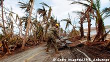 Puerto Rico zerstörte Infrastruktur nach Hurrikan