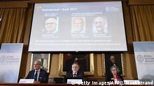 Schweden Stockholm Physik-Nobelpreis 2017 