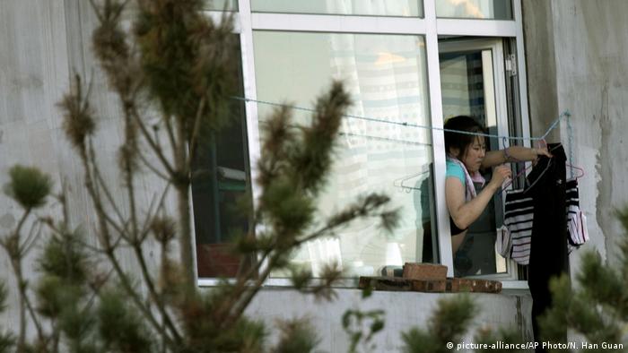 China Zimmer für nordkoreanische Arbeiter (picture-alliance/AP Photo/N. Han Guan)