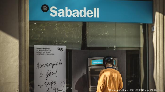 Banco Sabadell, uno de los que más ha perdido en su cotización debido a la incertidumbre sobre el futuro de Cataluña