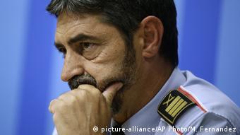 Spanien Katalonien Polizeichef Josep Luis Trapero (picture-alliance/AP Photo/M. Fernandez)