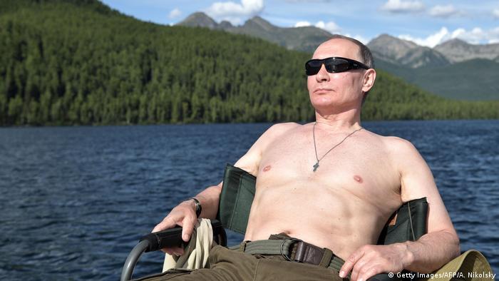 Russland Putin im Urlaub August 2017 (Getty Images/AFP/A. Nikolsky)