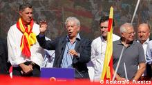 Spanien Mario Vargas Llosa - 'Für die Einheit'-Kundgebung in Barcelona