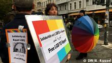 Berlin Demonstartion gegen Anti LGBT Gewalt in Ägypten