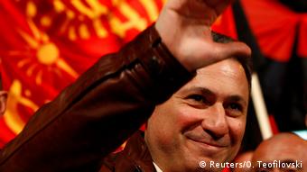 Mazedonien - Wahlkampf: Führer der Oppositionspartei VMRO-DPMNE Nikola Gruevski (Reuters/O. Teofilovski)