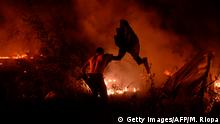Spanien Waldbrände in Galicien