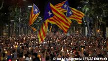 Spanien Barcelona Demonstration gegen Inhaftierung