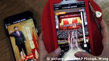 China Parteikongress Smartphone Spiel