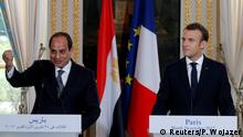 Paris al-Sisi bei Macron PK