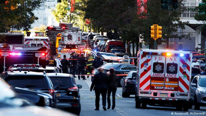 USA New York - Schüsse in Manhattan (Reuters/B. McDermid)