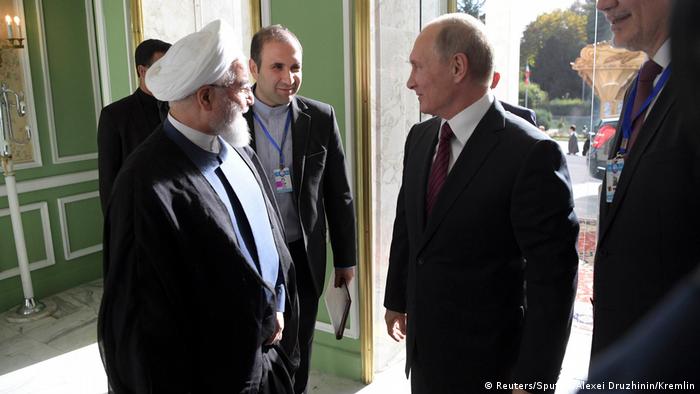 Iran Wladimir Putin & Hassan Rohani in Teheran (Reuters/Sputnik/Alexei Druzhinin/Kremlin)