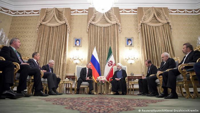 Iran Wladimir Putin & Hassan Rohani in Teheran (Reuters/Sputnik/Alexei Druzhinin/Kremlin)