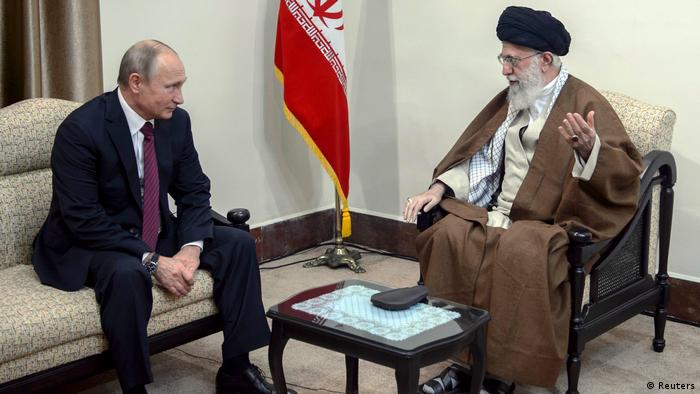 Teheran, Russlands Präsident Wladimir Putin trifft sich mit Ayatollah Ali Khamenei (Reuters)