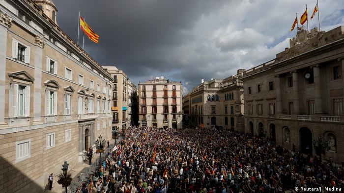 Katalonien Barcelona Demonstration Separatisten (Reuters/J. Medina)